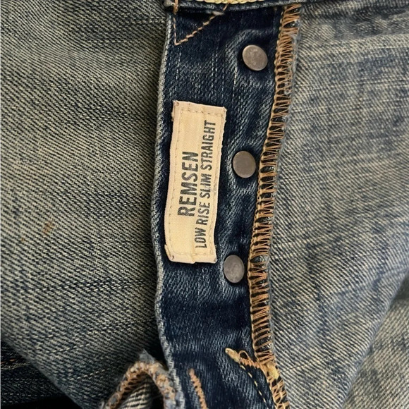 Abercrombie & Fitch Men’s ‘Remsen’ Low Rise Straight Leg Jeans 31x32 - Picture 11 of 14